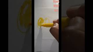 how to draw bubble letter M | tutorial #shorts #youtubeshorts #asmr