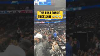 Luka Doncic insane trick shot from behind the backboard 🤯 #shorts