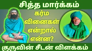 கர்ம வினைகள் என்றால் என்ன? சித்தர் விளக்கம்.