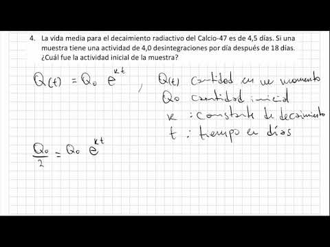 Ejercicios De Desintegración (números 4, 5 Y 7) - YouTube