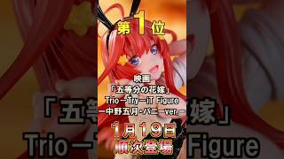 絶対に欲しいプライズフィギュアランキング1月3週目#shorts #プライズフィギュア #クレーンゲーム #anime