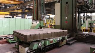 Innocenti Mitsubishi FAF-140/95 CNC  Milling \u0026 Boring Machine with Powered Rotary Table