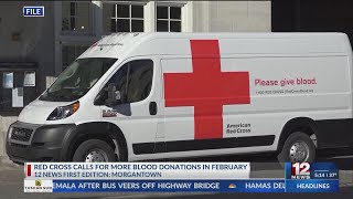 American Red Cross says winter weather caused drop in blood donations