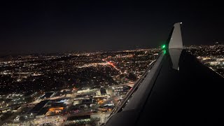 Embraer 175 Stunning Night Landing