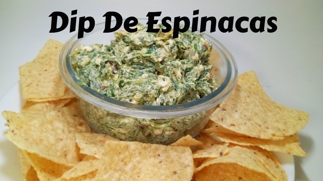 Dip De Espinacas Y Queso Crema - YouTube