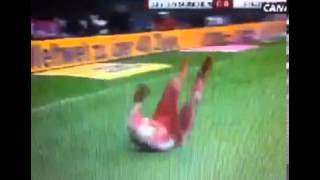 Robben goal celebration fail - Funny