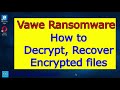 Vawe ransomware virus. How to decrypt .Vawe files. Vawe File Recovery Guide.