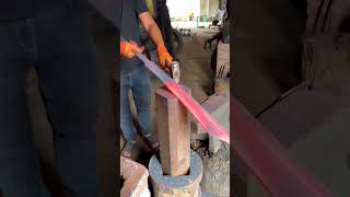 Big head cutting knife forging technology- Good tools and machinery make work easy