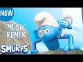 Protecting the Baby! • 🎵 Official Smurfs Music Remix 🎶  • Baby Smurf!