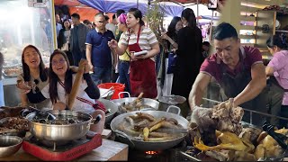ĐỘC ĐÁO CHỢ PHIÊN BẮC HÀ - Ẩm thực ngon hấp dẫn thắng cố, lợn bản, gà đen, đặc sản rừng quý hiếm.
