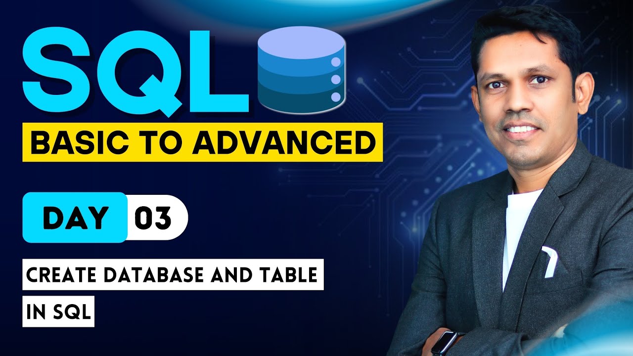 Sql From Basic To Advanced Create Database And Table In Sql Day 3