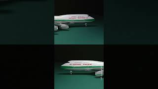 1/400 Scale Model Aircraft Herpa Cathay Pacific 國泰航空 空中女王 First Boeing 747 VR-HOP!! #Shorts