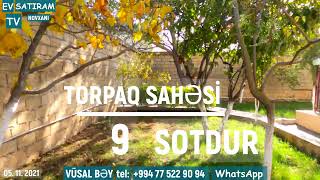 QİYMƏT ENDİRİLDİ! 160 000 ( 169 000) 9 SOTDA BAĞ EVİ SATILIR /Недвижимость в Баку / EV SATIRAM TV