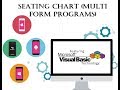 Visual Basic Programming Tutorial with code - Seating Chart (Multi Form programs)