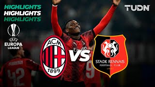 HIGHLIGHTS - Milan vs Rennes | UEFA Europa League 2023/24 - Playoffs | TUDN