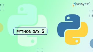 Python Day 5: by Bharani Kumar - 360DigiTMG