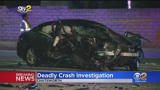 Fatal 2 vehicle crash in Chatsworth