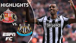 🚨ISAK AT THE DOUBLE! 🚨 Sunderland vs. Newcastle | FA Cup Highlights | ESPN FC