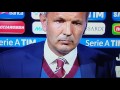 Furibonda lite:  Mihailovic  contro Vialli  a sky Juventus - Torino  1 - 1