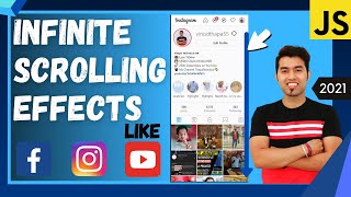 🔴 Infinite Scroll with JavaScript Like Facebook, Instagram in Hindi