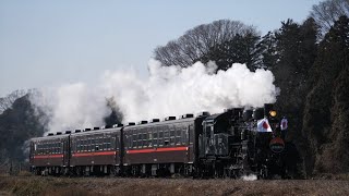 【SLもおか】2023新年号「C1266謹賀新年HM・日章旗つき」（真岡鐡道）Steam Locomotive