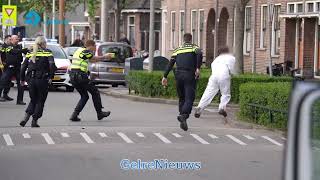 Man getaserd in Arnhem bij aanhouding met getrokken vuurwapens