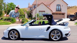 ポルシェ911ターボSを試乗したら驚きの加速力で好きになってしまった！Porsche 911 Turbo S Cabriolet Steve's POV スティーブ的視点