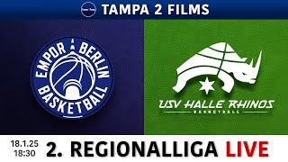 2. RL | SV Empor Berlin vs. USV Halle Rhinos | 18/1/2025