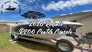 2016 Robalo R200 w/ Yamaha 150HP (200HRS) **Sunrise, Florida**