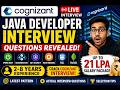 🚨 Cognizant Java Interview 2026 | Spring Boot | JWT Security | Microservices | SQL