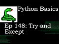 Python Basics Try and Except