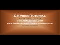 Part 14 - C# Tutorial - do while loop in c#