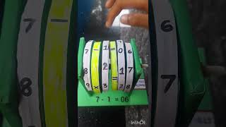 Maths working model #addition#subtraction #multiplication#easy maths #mathsmodel #supermodel