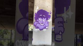 How to paint graffiti character #graffiti #tagging #painting