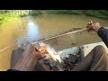 tahan jaring ikan sungai hasil padu..bonus kelah eps62