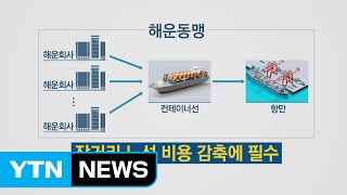 새 해운동맹 결성...한진해운·현대상선 희비 엇갈려 / YTN (Yes! Top News)