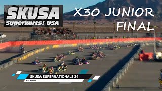 SKUSA SUPER NATIONALS 2021 IAME X30 JUNIOR FINAL