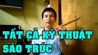 1. GIỚI THIỆU CÁC KỸ THUẬT TRÊN SÁO || HƯỚNG DẪN THỔI SÁO 2017