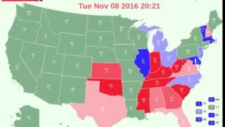 2016 Presidential Election Day Timeline