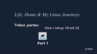 Pt 1: (For New To Linux Users Only) Xfce4  On Debian 11 Bullseye Setup Begins Panel Tweaks & More