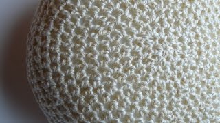 How to crochet a circle pillow case