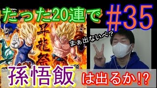 【Part 35】ドッカンバトル初心者実況 昇龍祭!!たった20連で孫悟飯は出るのか？