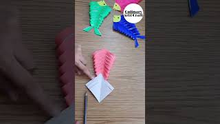 DIY Moving Paper Fish | Paper Fish Toy | Easy Paper Crafts | DIY Paper Crafts #shorts #shortfeed