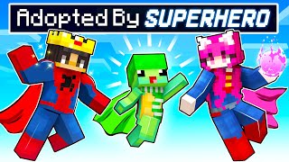 Adopted By SUPERHEROES in Minecraft!