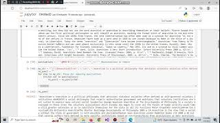 Data PreProcessing on wikipedia articles using Python (NLTK)