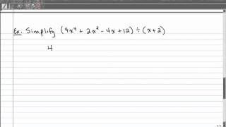 5-2 Dividing Polynomials
