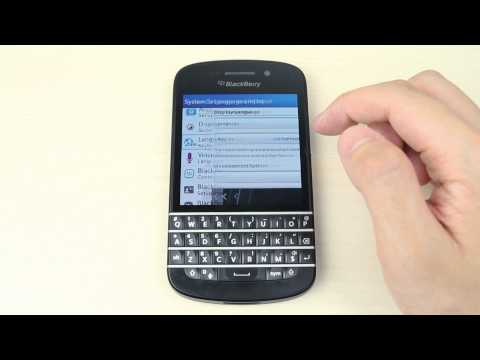 How to change the language on Blackberry Q10 How to change the language on Blackberry Q10