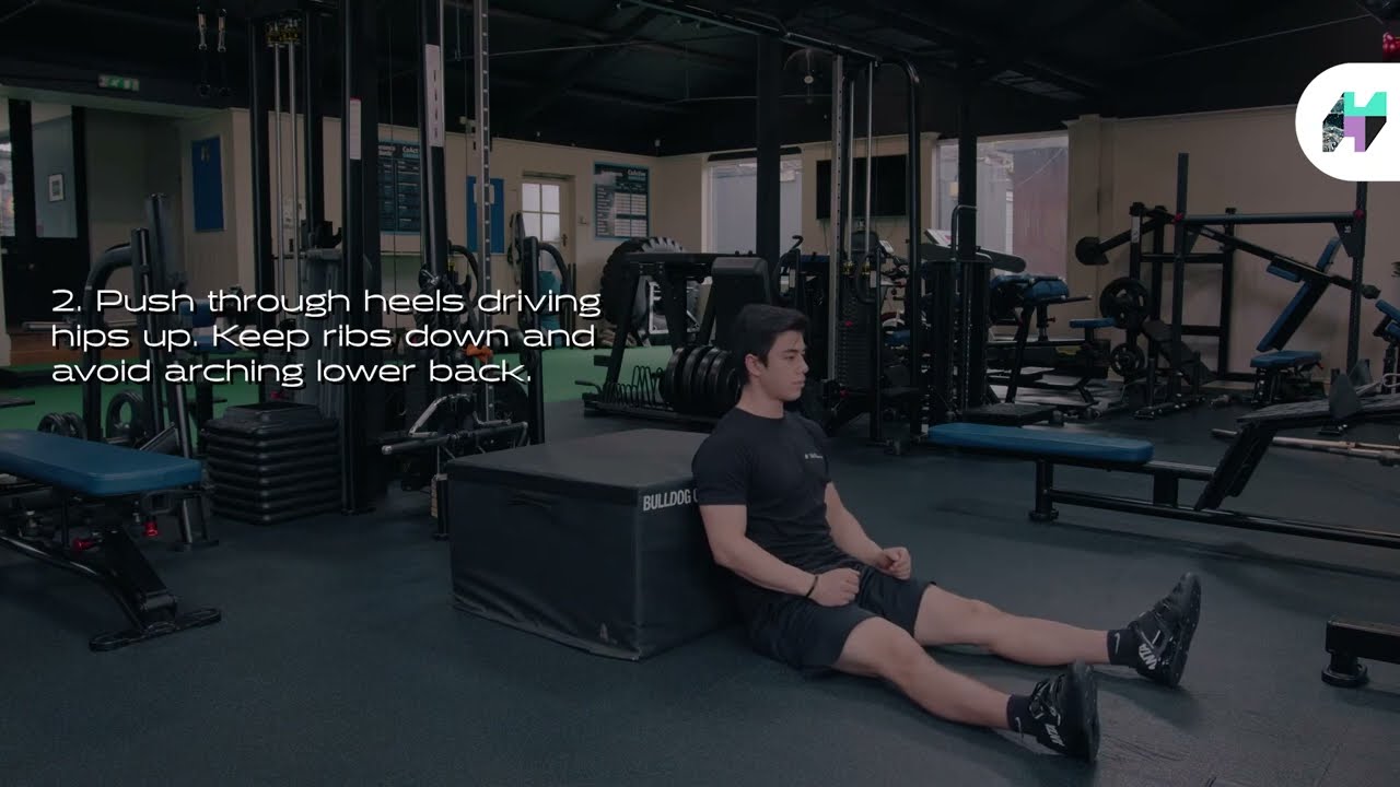 Isometric Hip Thrust Bodyweight Youtube