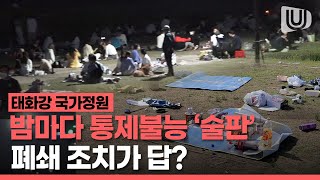 밤마다 통제불능 술판/헌팅메카 된 울산 태화강 국가정원, 폐쇄가 답?