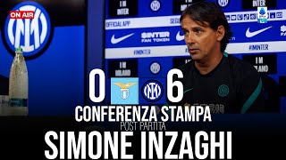 CONFERENZA INZAGHI post LAZIO-INTER  0-6 | LE PAROLE DI INZAGHI 16/12